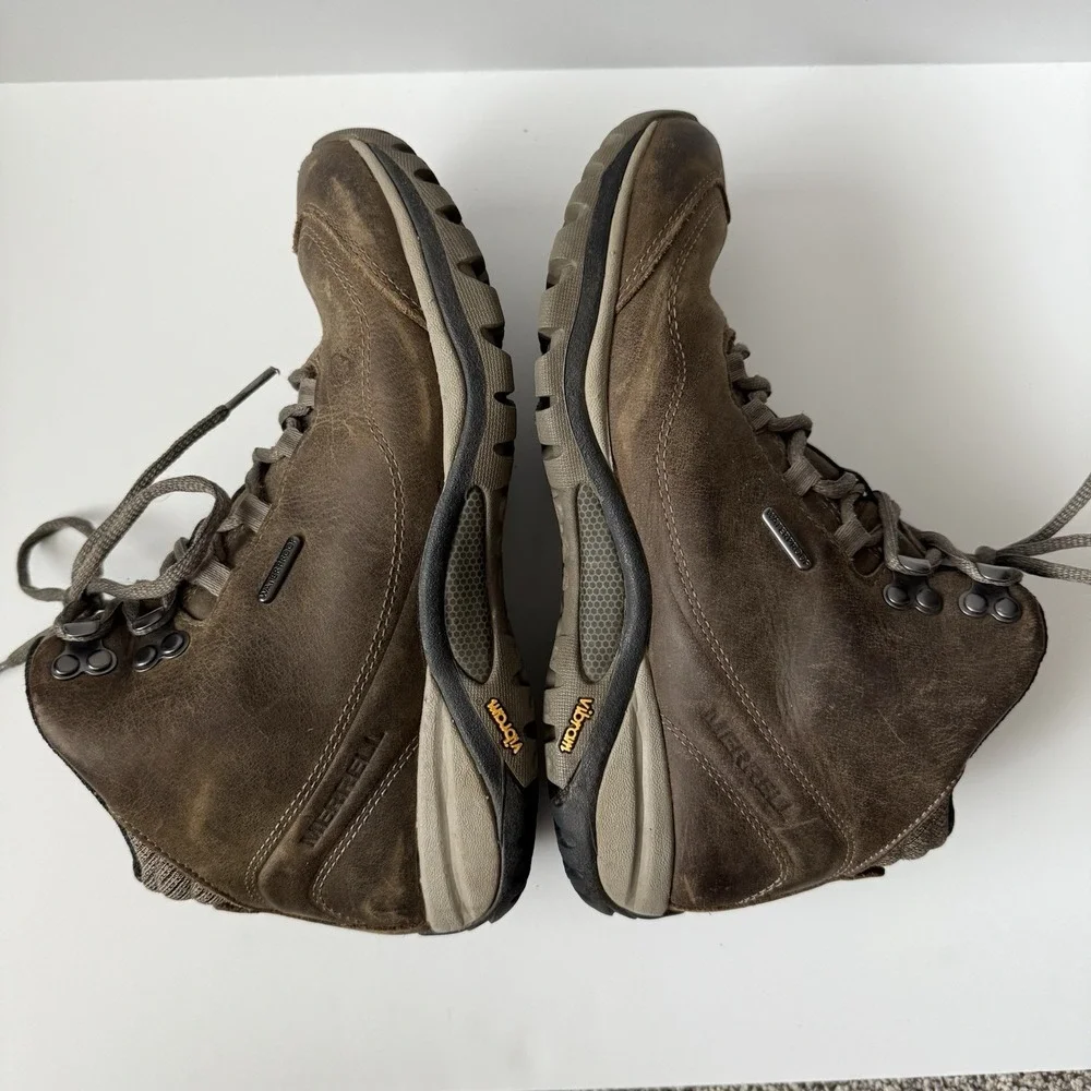 Merrell Siren Traveller-3 Mid Waterproof Leather Trail Boots Women US 7.5 EUR 38
